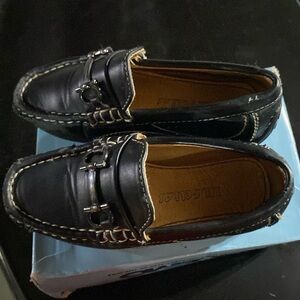 Boy’s Josmo Loafers- toddler size 8 Black..used!